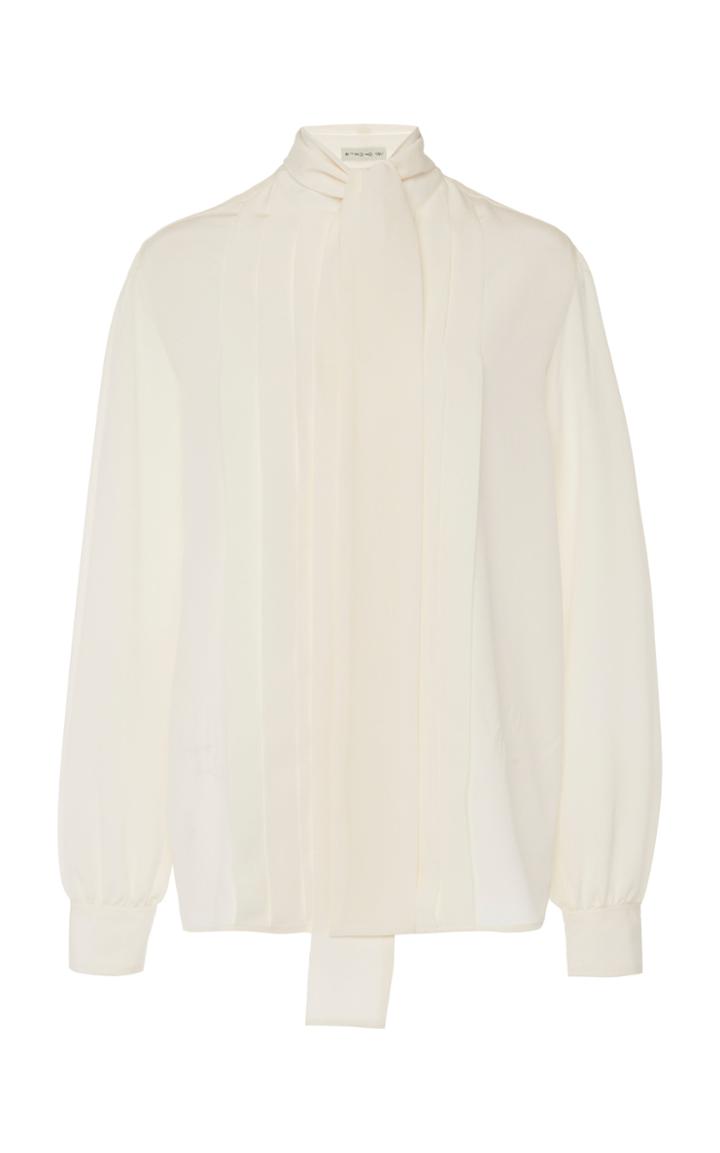 Moda Operandi Etro Pussy-bow Silk Top Size: 38