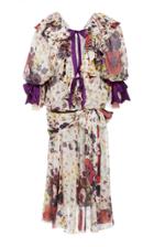 Rodarte Floral Silk-chiffon Dress