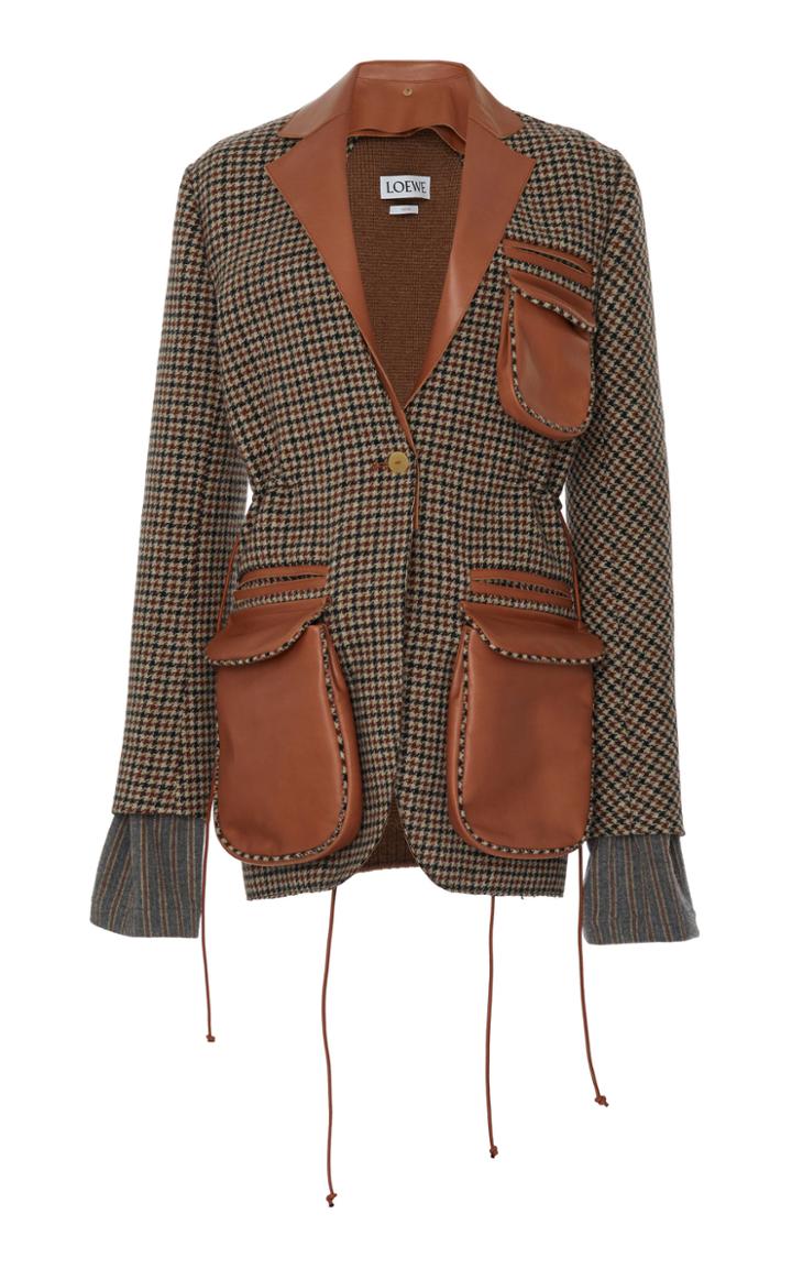 Loewe Leather Patch Pocket Jacket