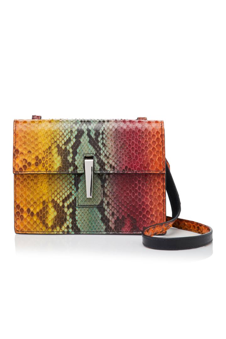 Hayward Tie Dye Python Mini Soft Clutch
