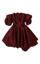 Elizabeth Kennedy Off The Shoulder Bubble Peplum Top