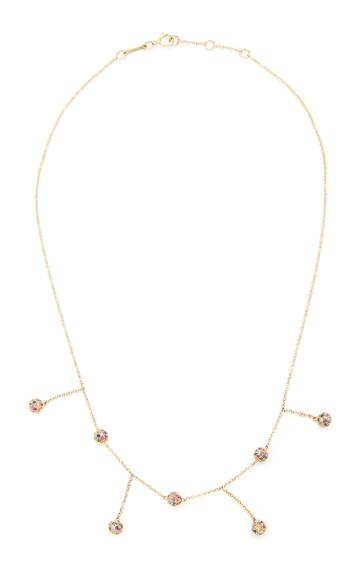 The Last Line 14k Gold And Multi-stone Necklace