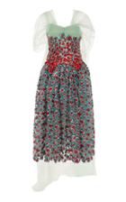 Delpozo Embroidered Tulle Dress