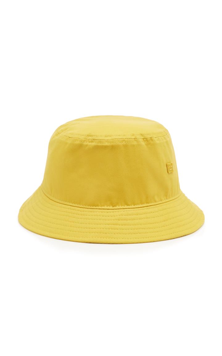 Moda Operandi Acne Studios Buk Appliqud Cotton-twill Bucket Hat