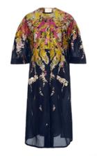 Pamella Roland Multi Metallic Fils-coupe Coat