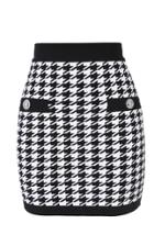 Balmain Houndstooth Mini Skirt