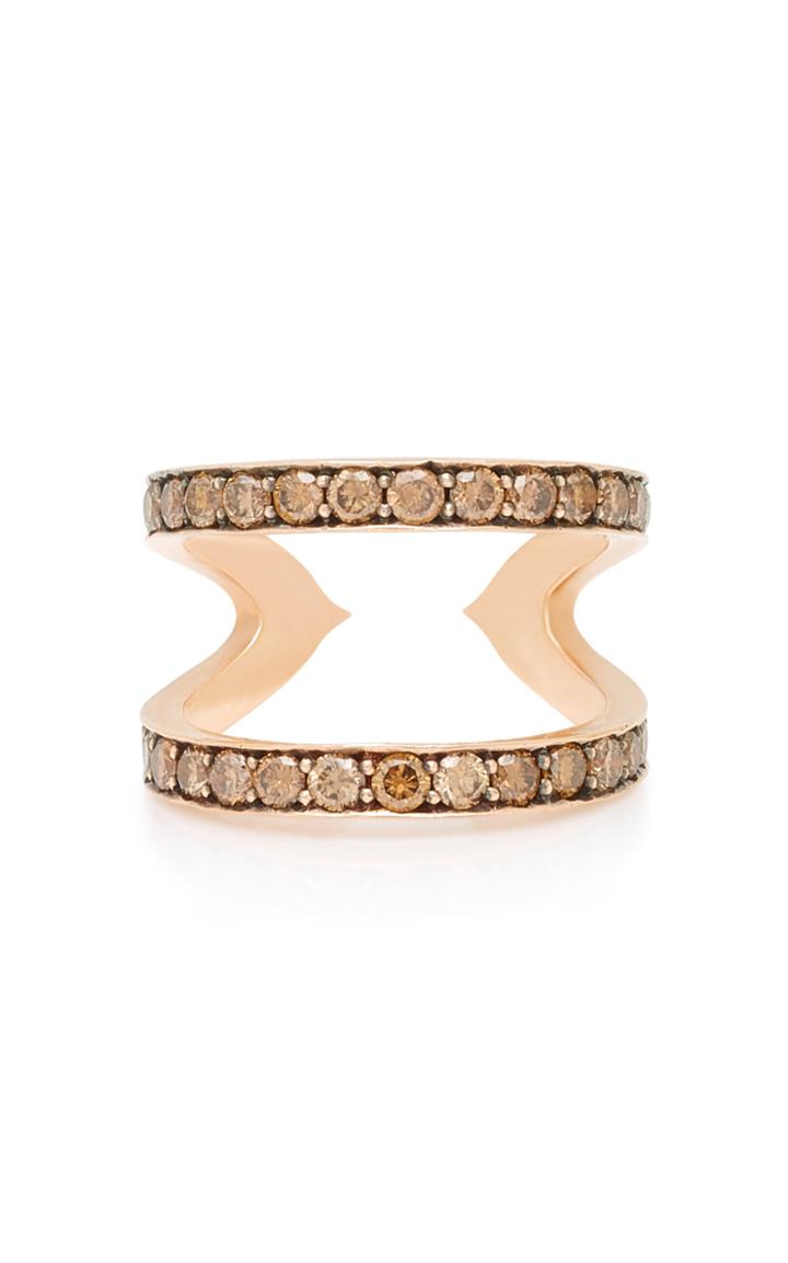 Sylva & Cie 14k Rose Gold Diamond Ring