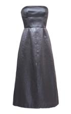 Moda Operandi Lake Studio Strapless Metallic Midi Dress Size: 38