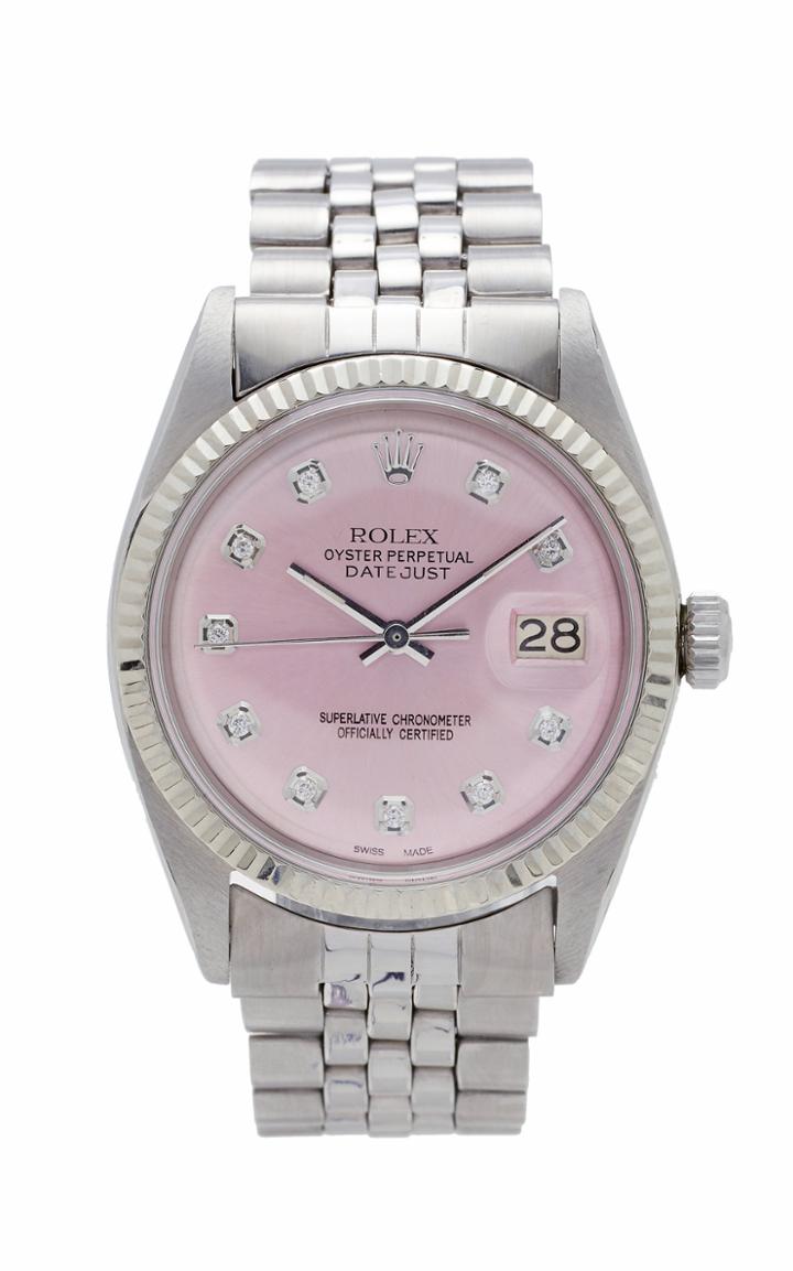 Vintage Watches Rolex Datejust Ice Pink Pearlized Diamond Dial