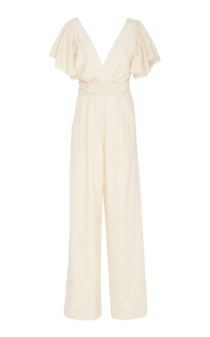 Johanna Ortiz Amorini Jacquard Jumpsuit