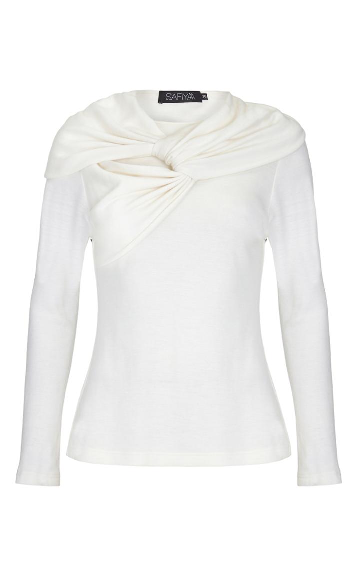 Safiyaa Violina Wrap Top