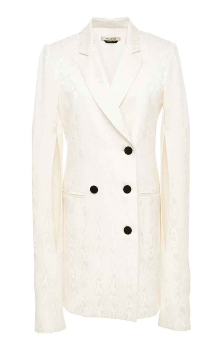 Hellessy Thatcher Double-breasted Crepe Mini Dress