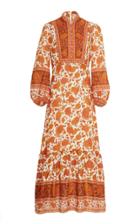 Zimmermann Amari Floral-print Linen Maxi Dress