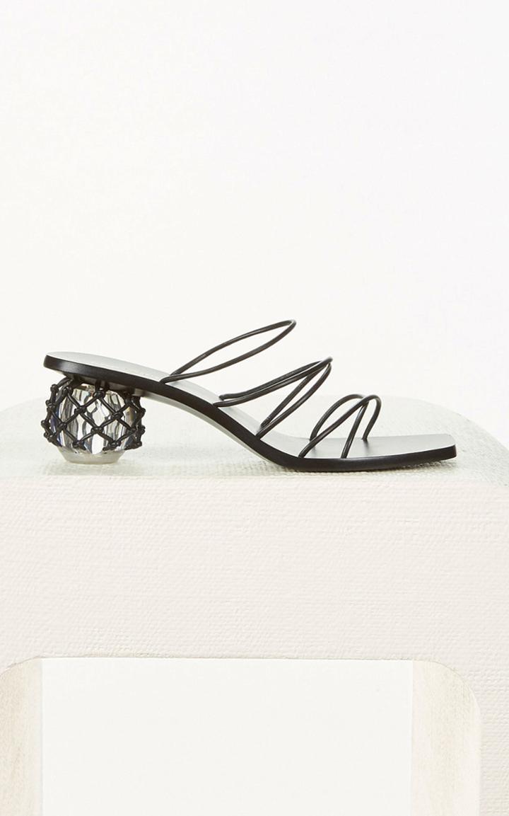 Moda Operandi Cult Gaia Kelly Embellished Leather Sandals