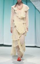 Moda Operandi Yuhan Wang Tiered Lace Dress