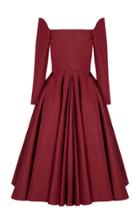 Bazza Alzouman Mid Calf Long Sleeve Dress