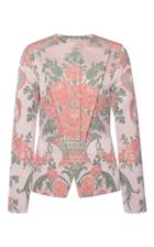 Christopher Kane Velcro Silk Jacquard Jacket