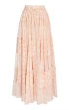 Noon By Noor Nik Silk Panelled Midi Skirt