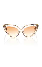 Erdem Tortoise Cat Eye Sunglasses
