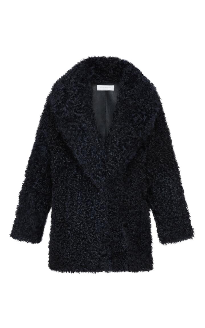 Marina Moscone Reversible Lamb Fur Coat