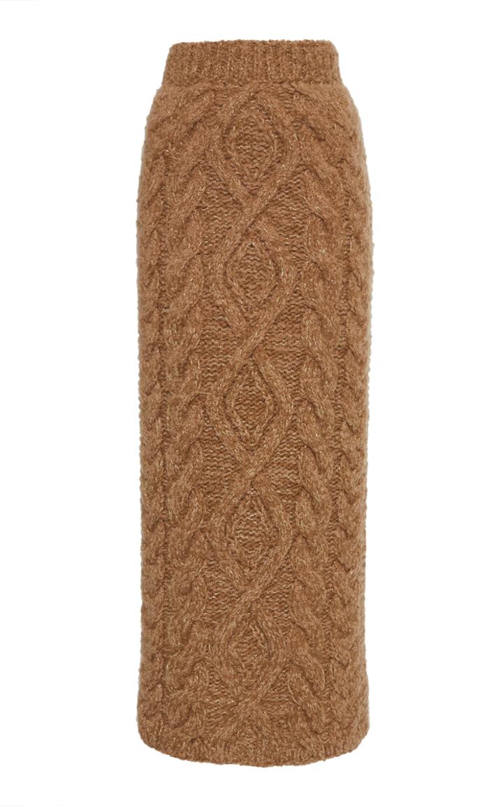 Moda Operandi Dolce & Gabbana Cable-knit Pencil Skirt