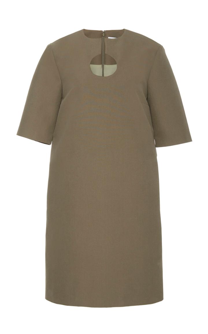 Partow Nina Structured Cotton Mini Dress