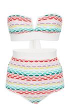 Missoni Mare Printed High Waisted Bikini Set