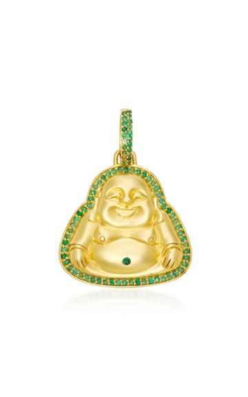Buddha Mama Medium Buddha Mama Pendant With Gemfields Emeralds