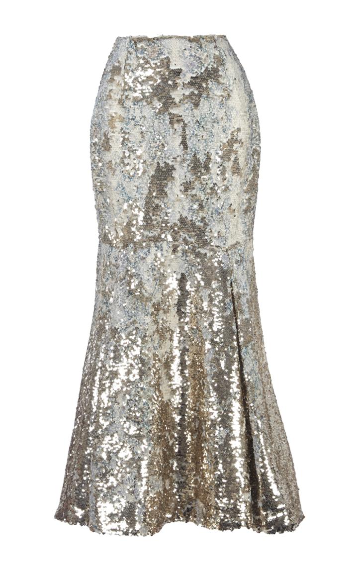 Emilia Wickstead Leroy Sequin Embroidered Skirt