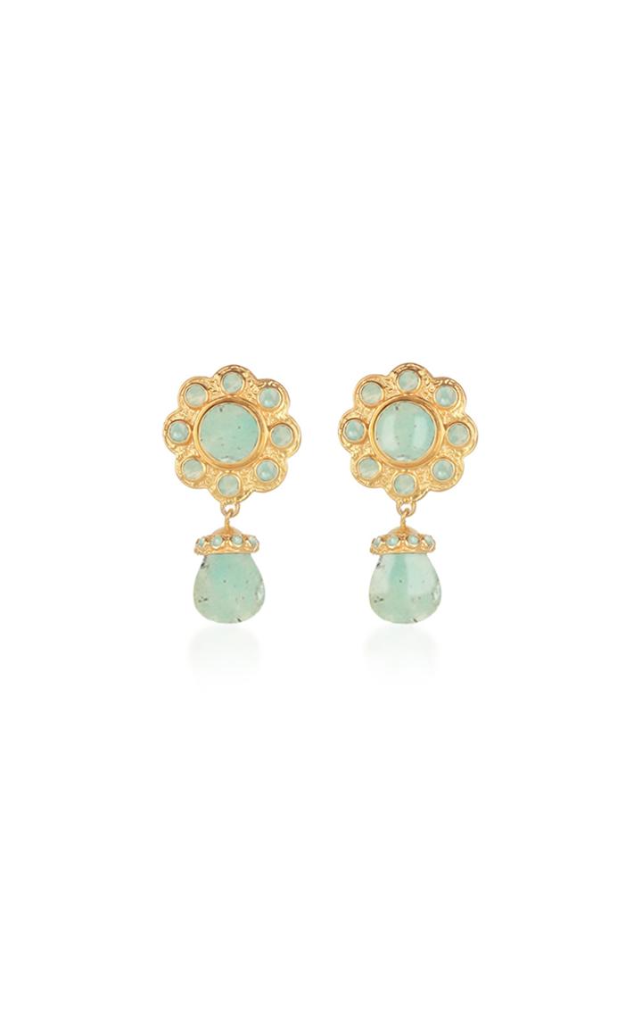 Valre Antoinette Gold-plated And Amazonite Earrings