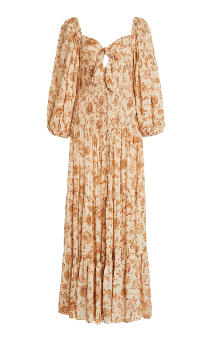 Moda Operandi Significant Other Paradise Floral-print Crepe Dress