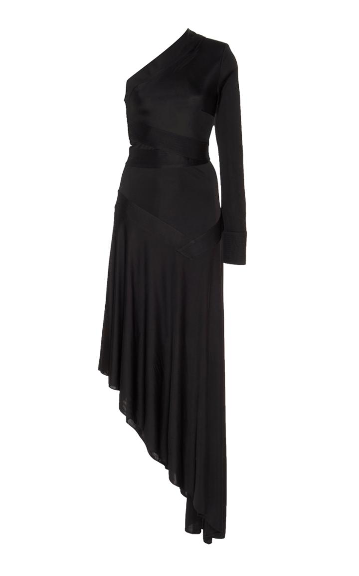 Alexis Addison One-shoulder Jersey Maxi Dress