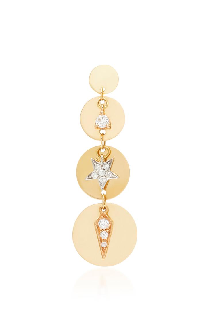Montse Esteve 18k Gold Diamond Earring
