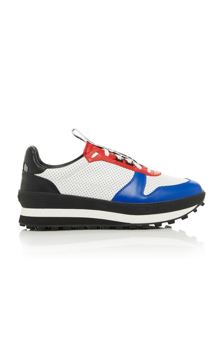 Givenchy Tr3 Color-blocked Leather Sneakers