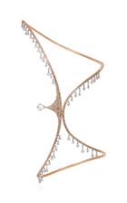 Mike Joseph 18k Waterfall Curved Bracelet