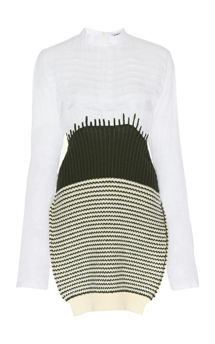 Loewe Long Sleeved Cotton Wool Top