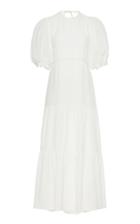 Moda Operandi Sir The Label Indre Open Back Silk Midi Dress Size: 1