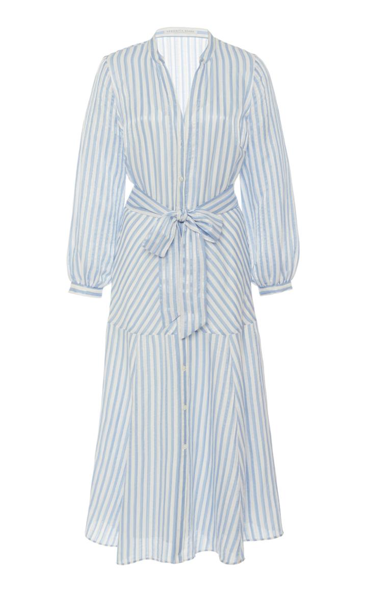 Moda Operandi Veronica Beard Jenna Striped Wrap Dress Size: 0