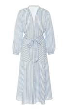 Moda Operandi Veronica Beard Jenna Striped Wrap Dress Size: 0