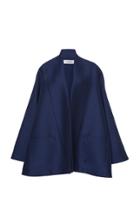 Moda Operandi Lanvin Wool-silk Blend Cape Jacket Size: 36