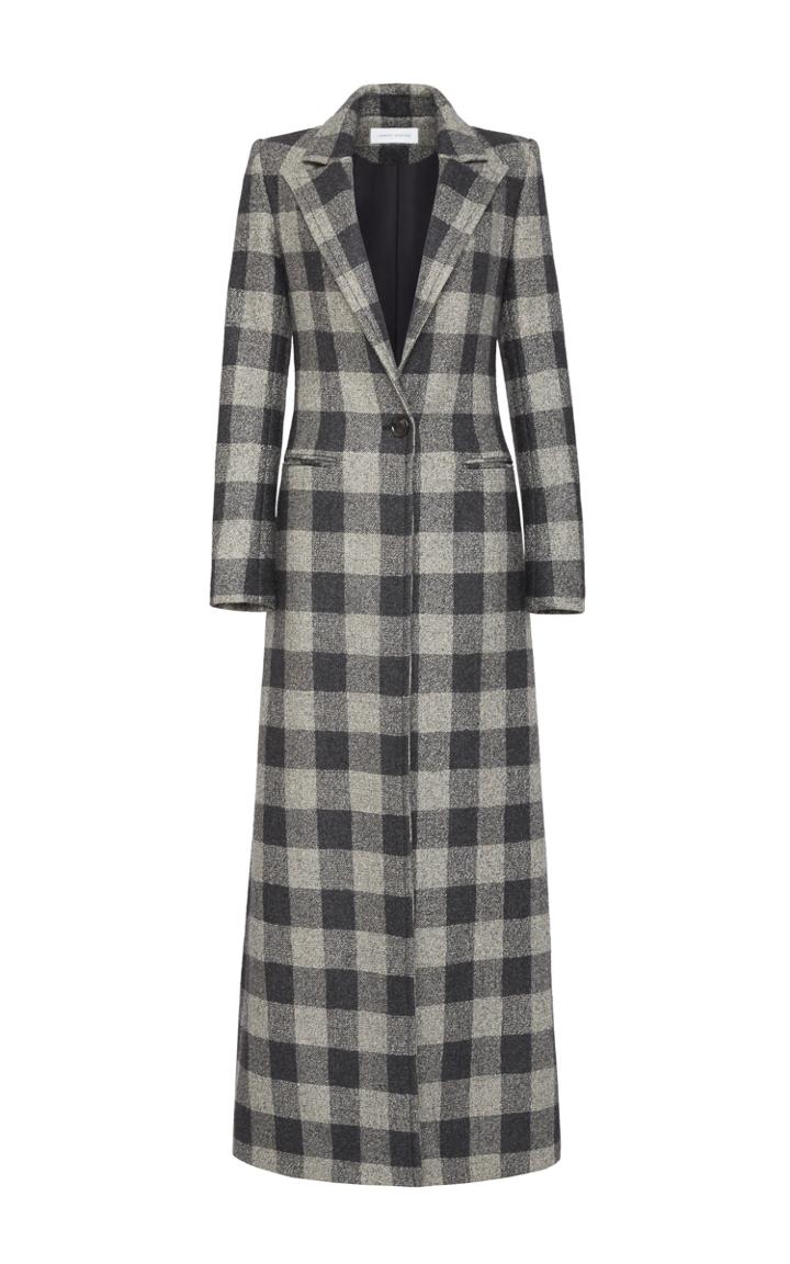 Marina Moscone Long Wool Coat