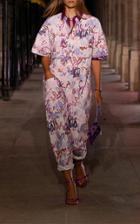 Moda Operandi Isabel Marant Etundra Printed Linen-cotton Jumpsuit