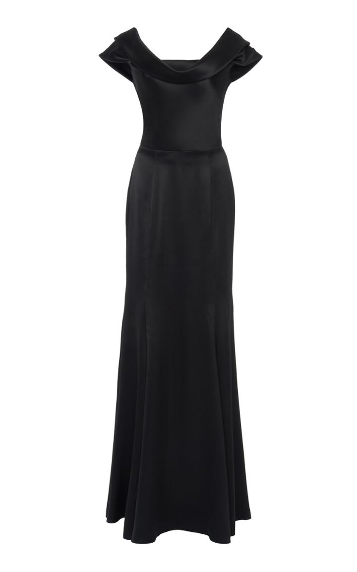 Dolce & Gabbana Silk-blend Satin Gown Size: 38