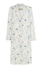 Claudia Li Floral Long Coat