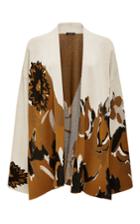 Etro Floral Intarsia Open Cardigan