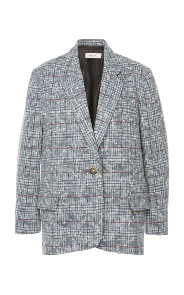 Isabel Marant Toile Korix Checked Wool-blend Blazer