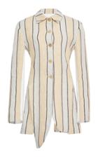 Loewe Striped Linen-blend Jacket
