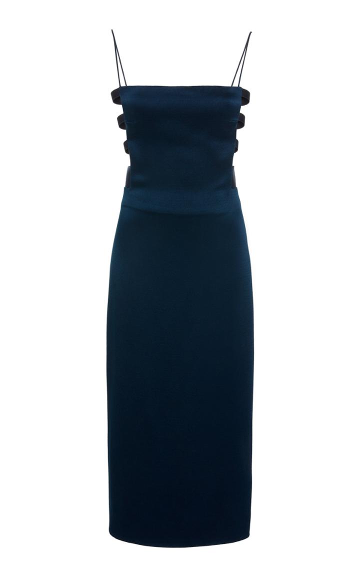 Cushnie Satin Cutout Dress
