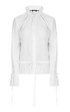 Flow The Label Gathered Bow Blouse