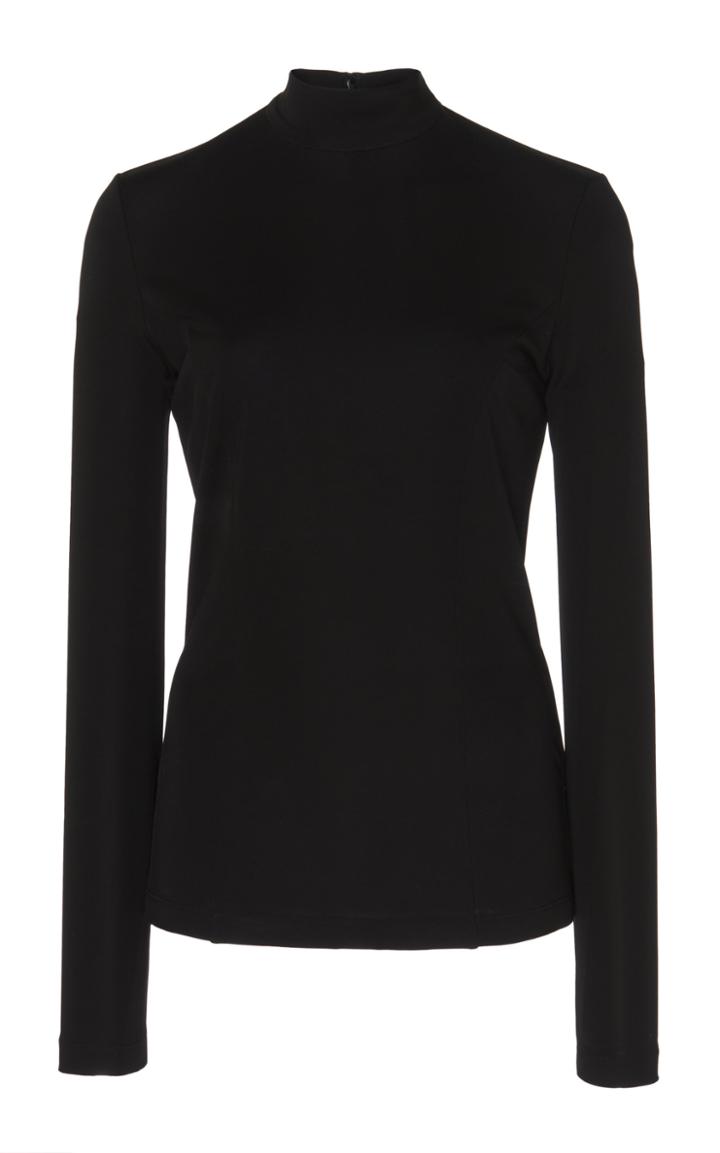 Andrew Gn Turtleneck Jersey Knit Top